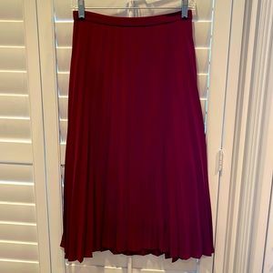 J Crew Knife Pleat Skirt